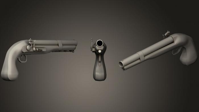 Weapon (WPN_0090) 3D model for CNC machine